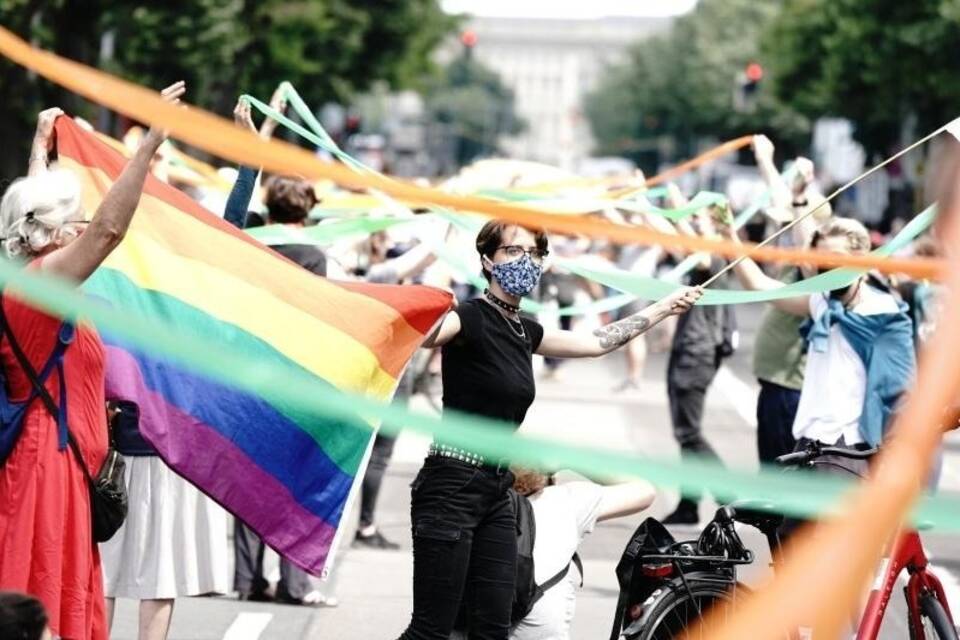 Demonstrantinnen in Berlin