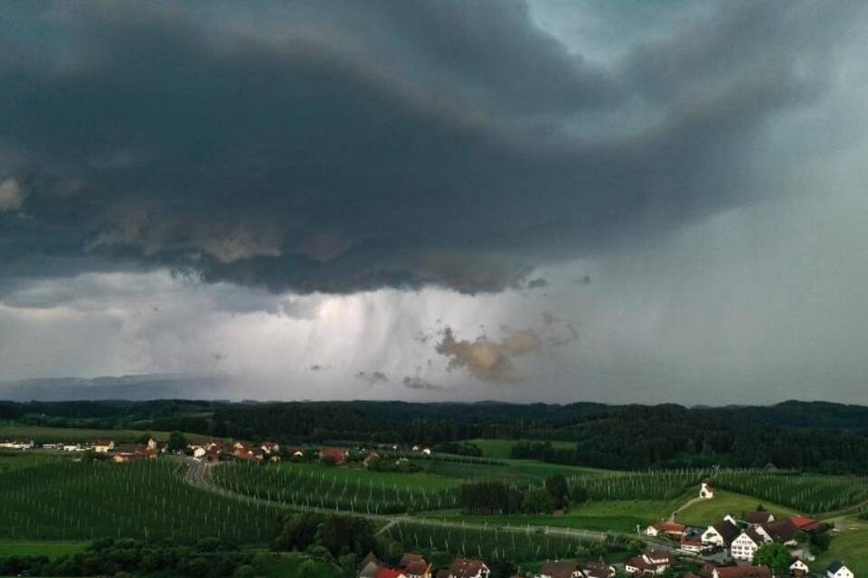 Gewitter im Voralpenland