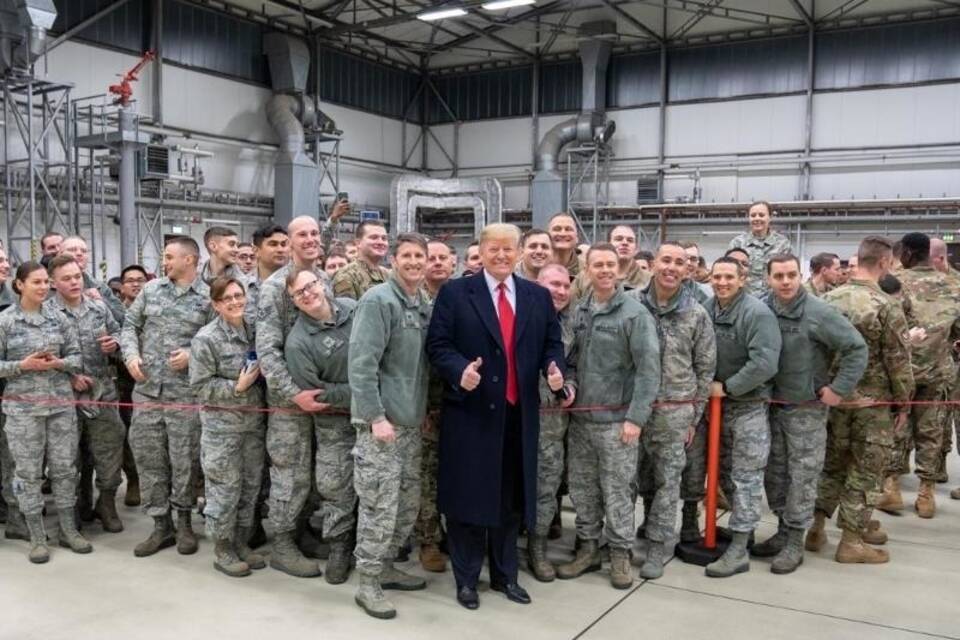 Trump in Ramstein