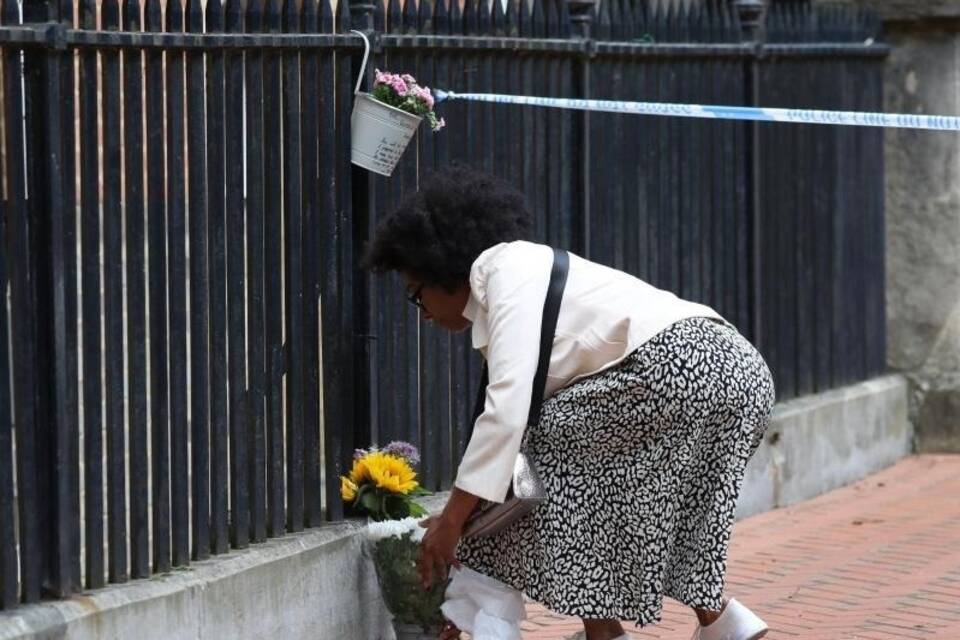 Blumen für die Opfer Blumen für die Opfer