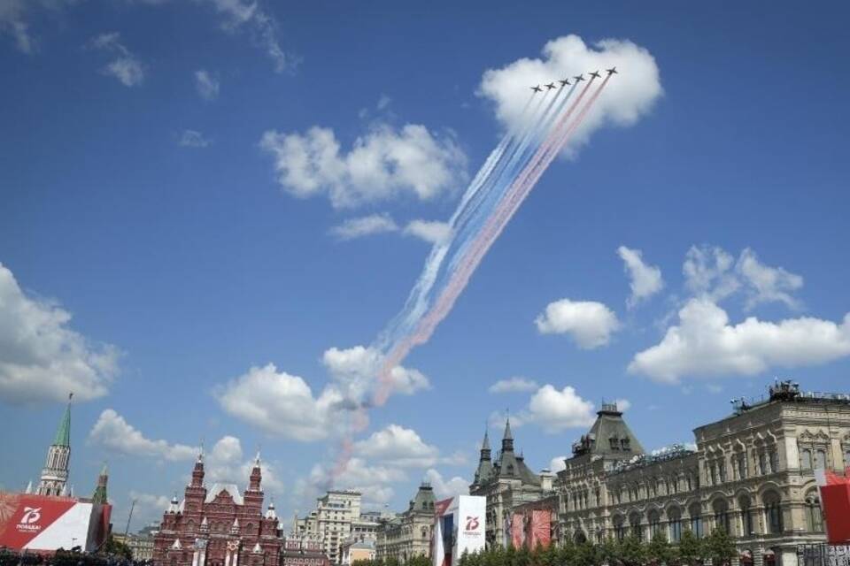 Militärparade in Moskau