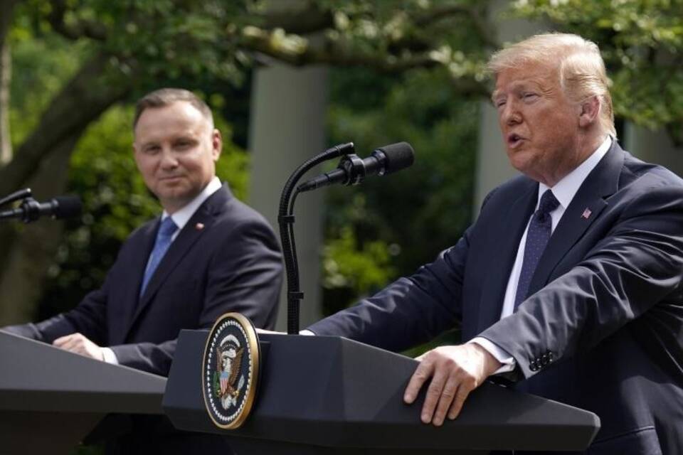 Trump emfängt Polens Präsidenten Duda Trump emfängt Polens Präsidenten Duda