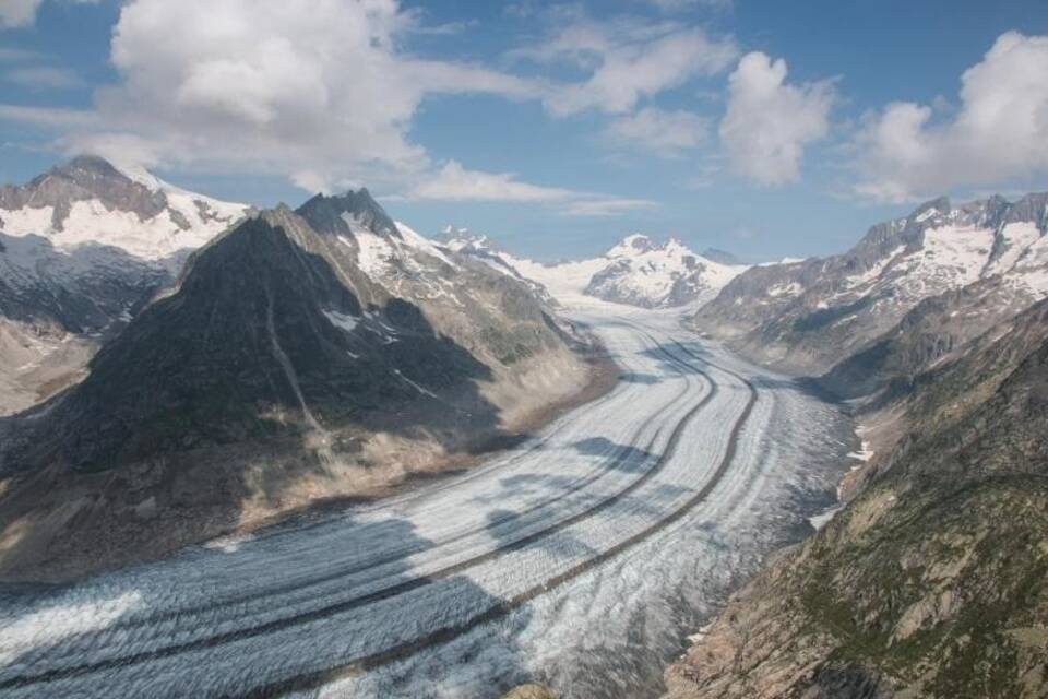 Gletscherschwund in den Alpen