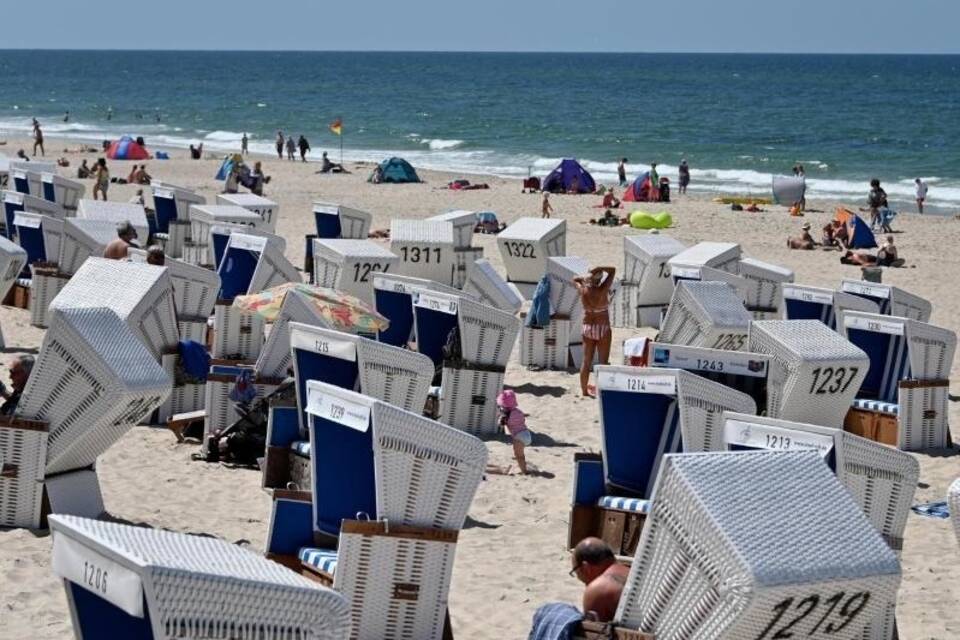 Strandkörbe auf Sylt