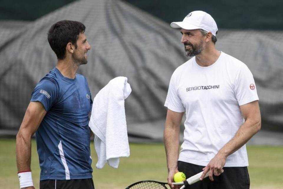 Ivanisevic und Djokovic Ivanisevic und Djokovic