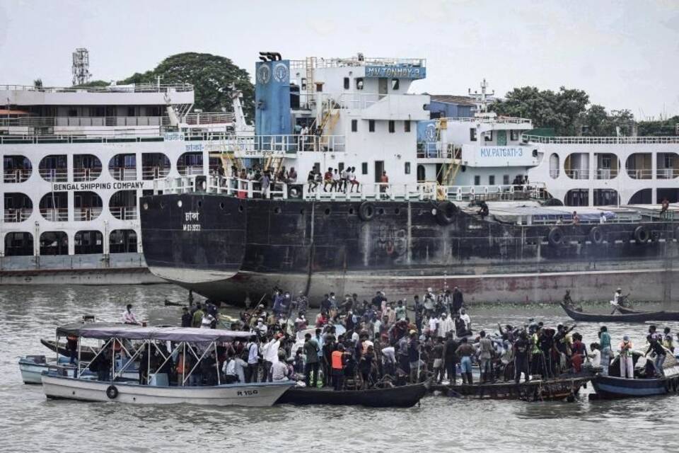 Schiffsunglück in Bangladesch