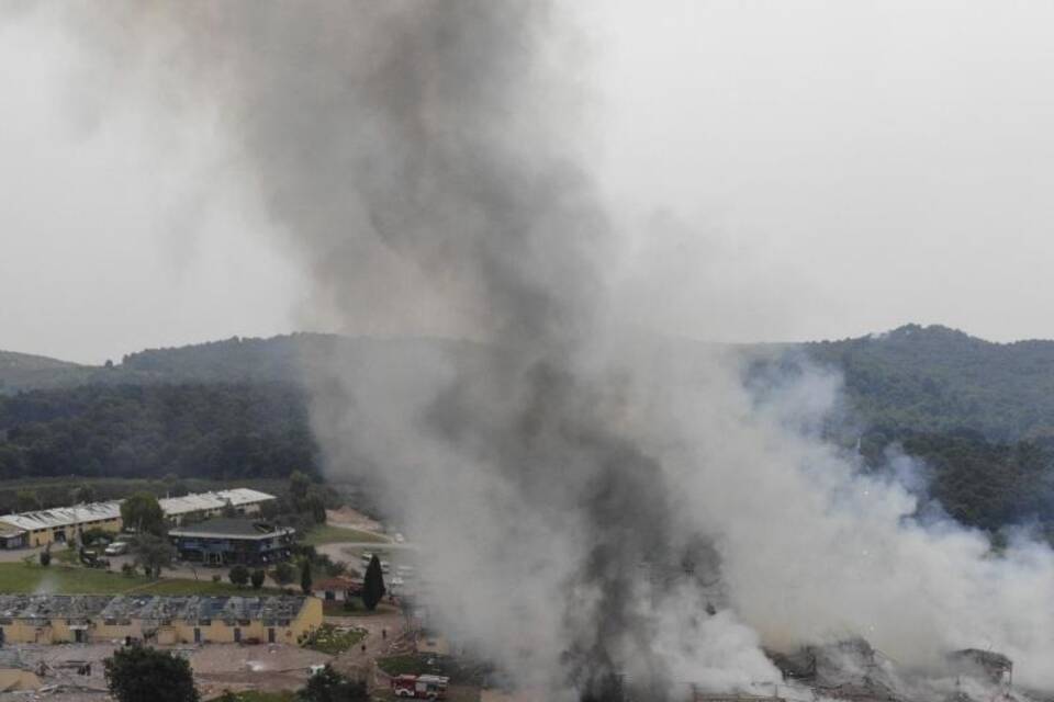 Explosionen in einer Feuerwerksfabrik in der Türkei Explosionen in einer Feuerwerksfabrik in der Türkei