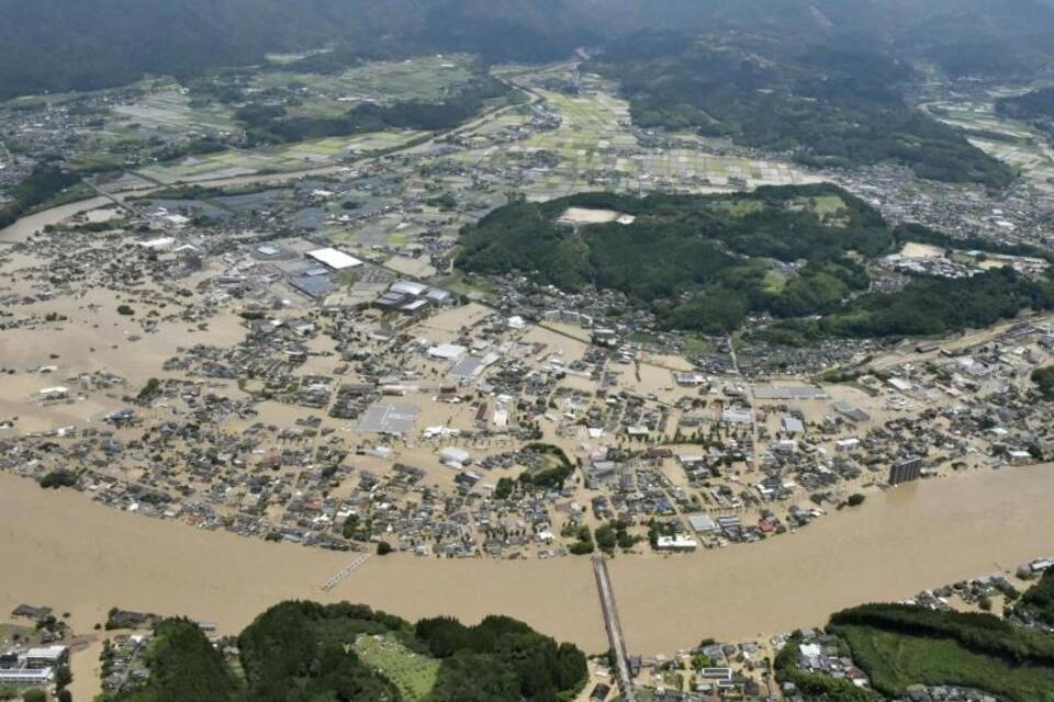 Unwetter in Japan