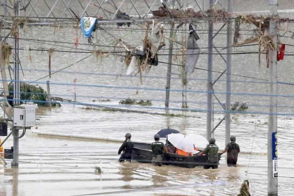 Unwetter in Japan