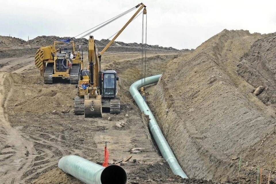 Pipeline-Baustelle