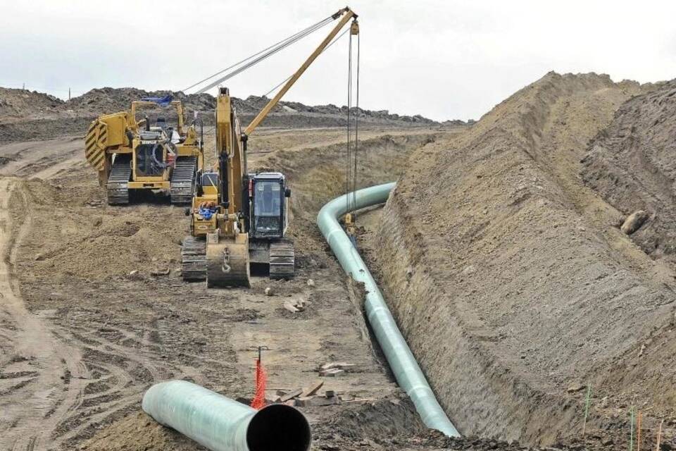 Pipeline-Baustelle Pipeline-Baustelle