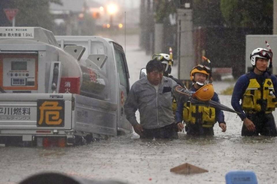 Unwetter in Japan