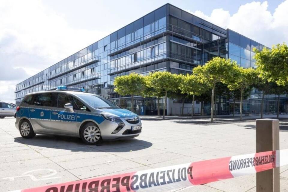 Bombendrohung Justizzentrum