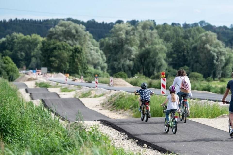 Radweg in Bayern