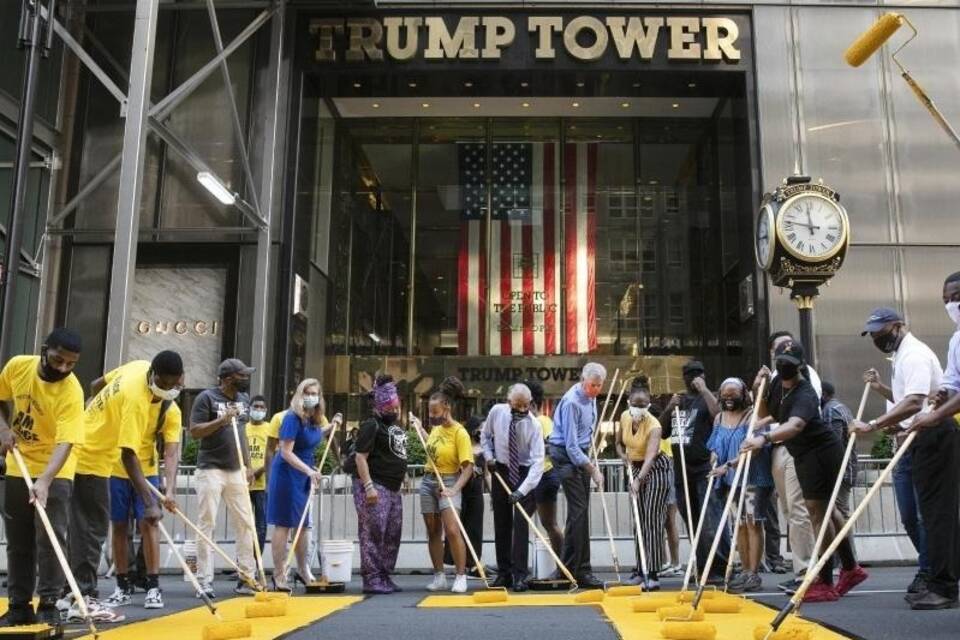 Protestaktion in New York