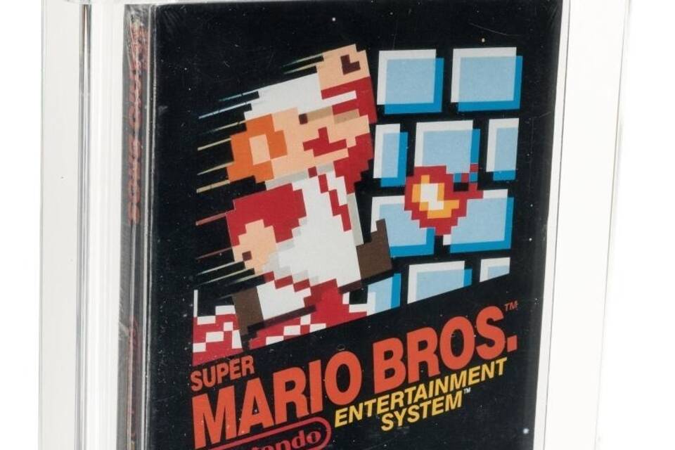 «Super Mario Bros.»-Videospiel versteigert «Super Mario Bros.»-Videospiel versteigert