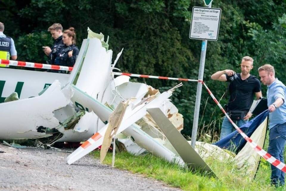 Segelflugzeuge abgestürzt Segelflugzeuge abgestürzt