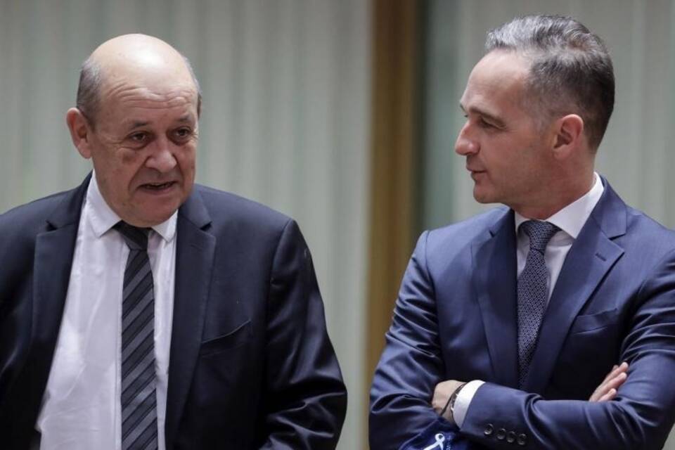 Maas und Le Drian Maas und Le Drian
