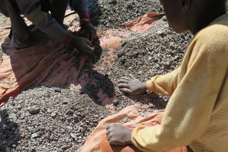 Kinderarbeit in Kobalt-Mine