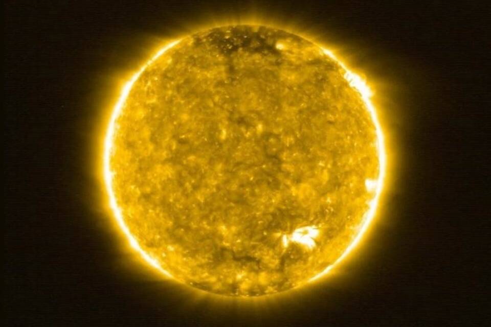 Solar Orbiter's erster Blick auf die Sonne