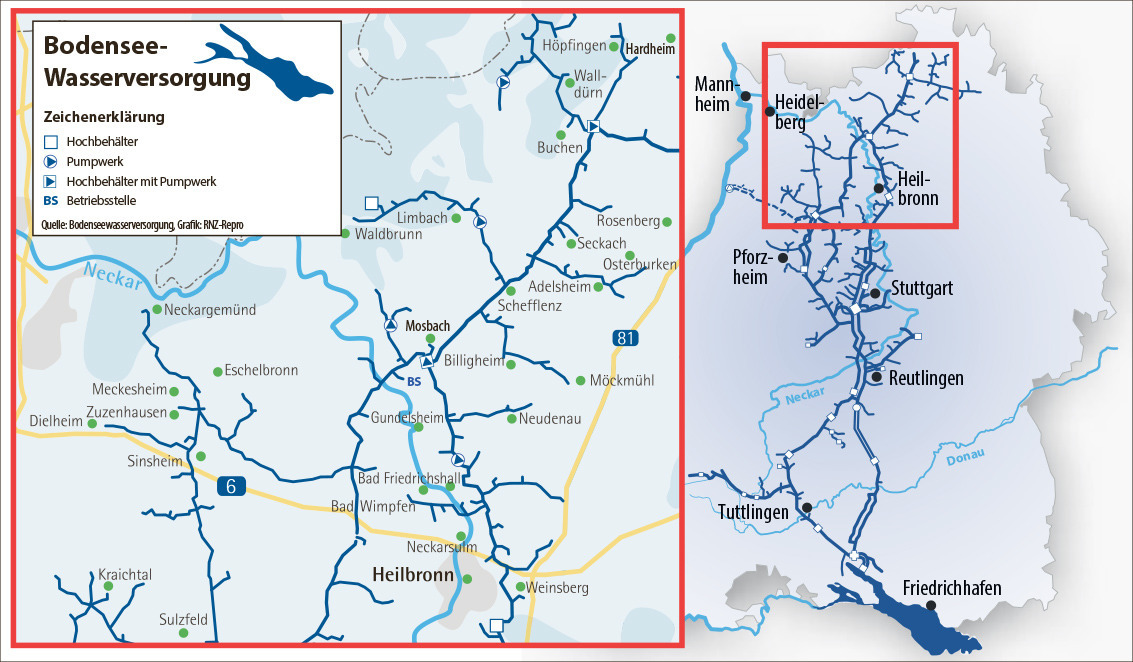 Wasserknappheit: Warum Nordbaden Bodensee-Wasser trinkt (plus Video