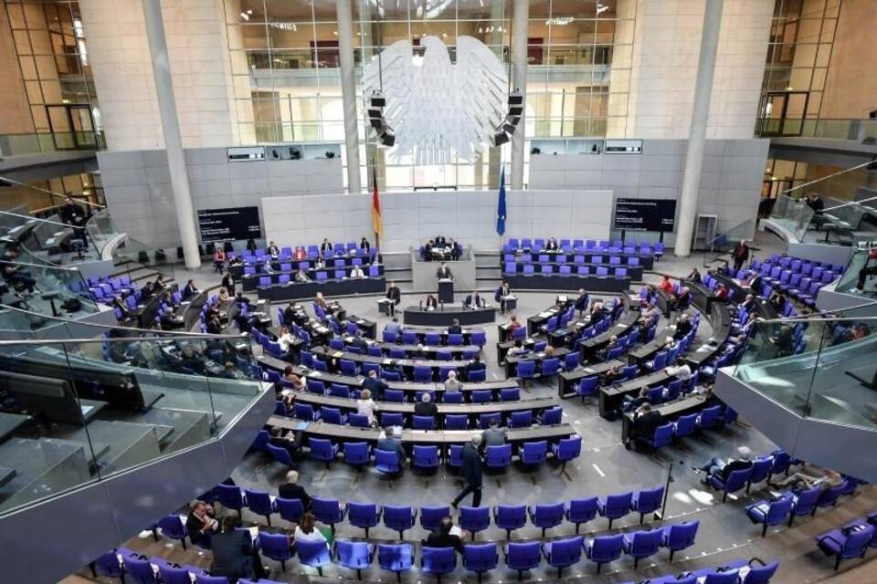 Blick in den Bundestag Blick in den Bundestag
