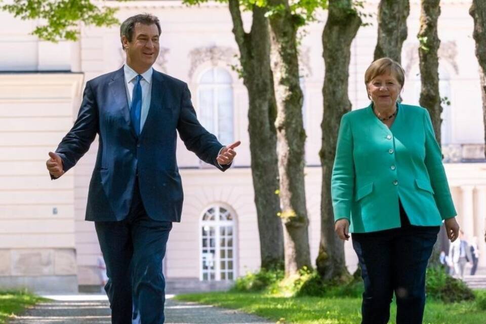 Bundeskanzlerin besucht Bayerisches Kabinett