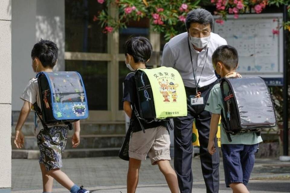 Schüler in Japan