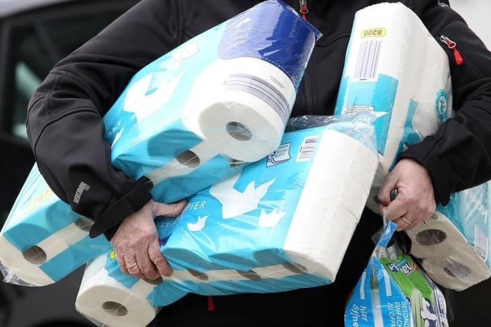 Toilettenpapier-Absatz