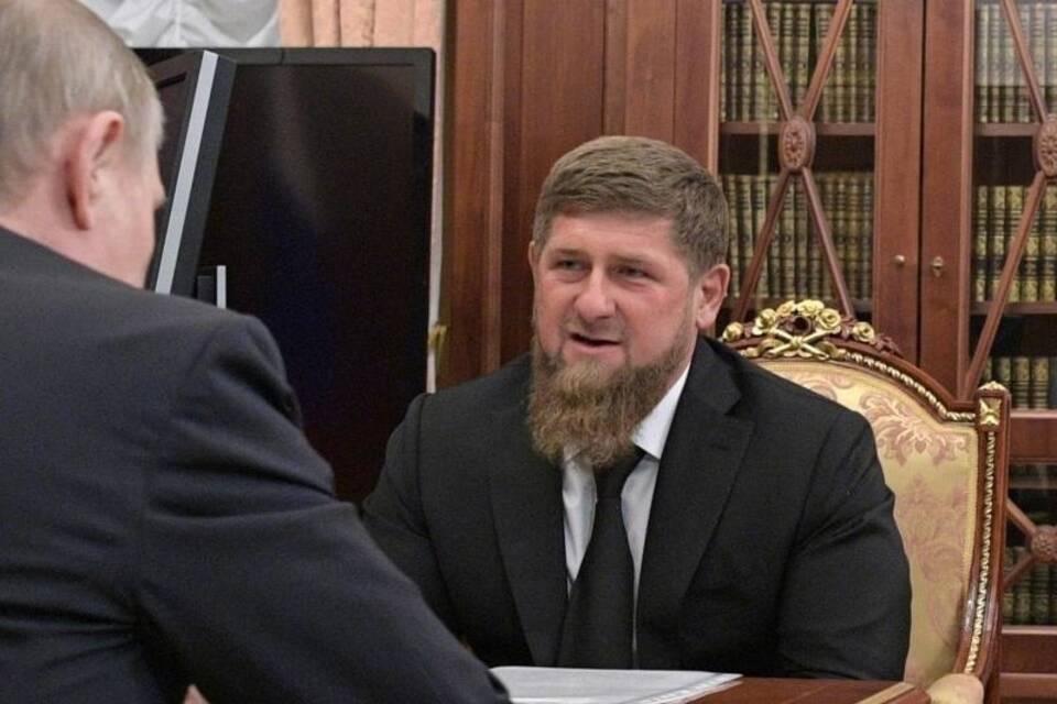 Putin trifft Kadyrow Putin trifft Kadyrow