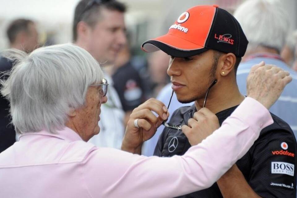 Hamilton und Ecclestone Hamilton und Ecclestone
