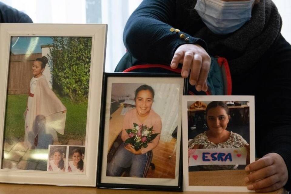 Das getötete Mädchen auf Fotos Das getötete Mädchen auf Fotos