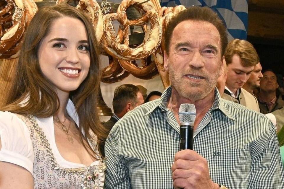 Arnold Schwarzenegger und Tochter Christina Arnold Schwarzenegger und Tochter Christina