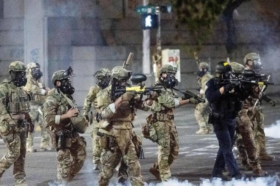 US-Bundespolizisten in Portland