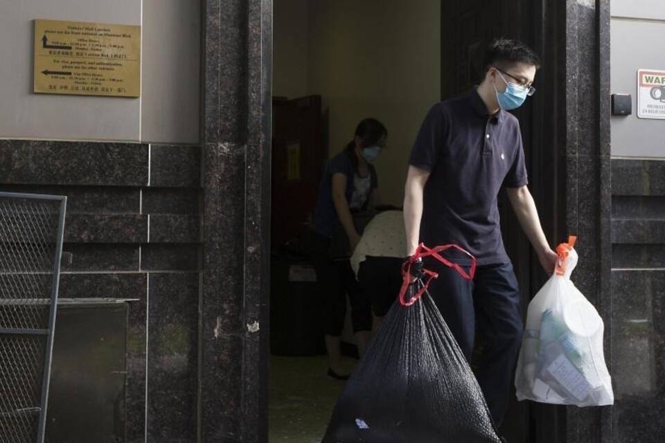 China räumt Konsulat in Houston China räumt Konsulat in Houston