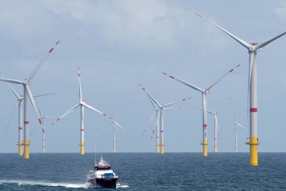 Stromproduktion in der Nordsee