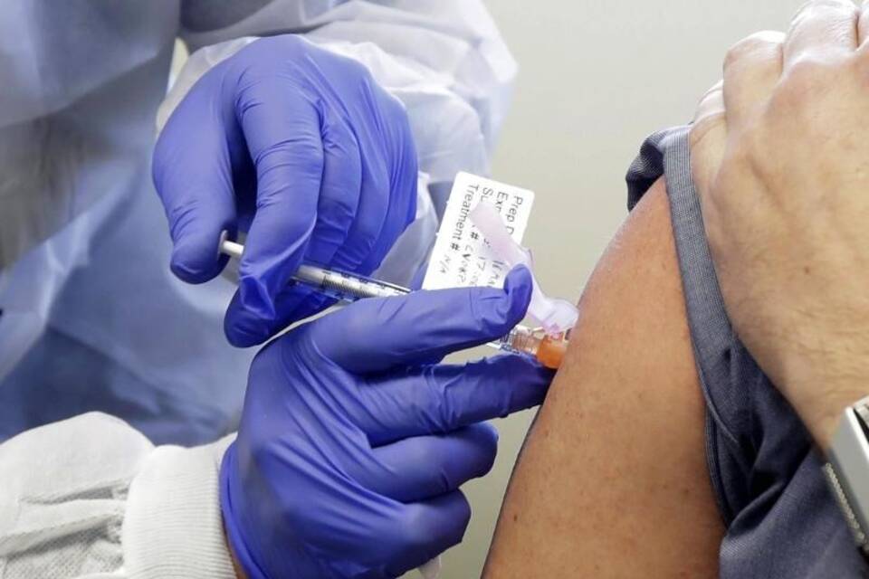 Test von Corona-Impfstoff