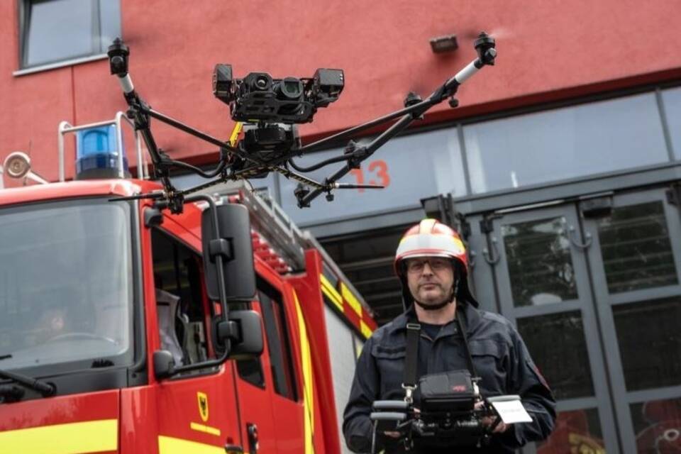 Drohne bei der Feuerwehr