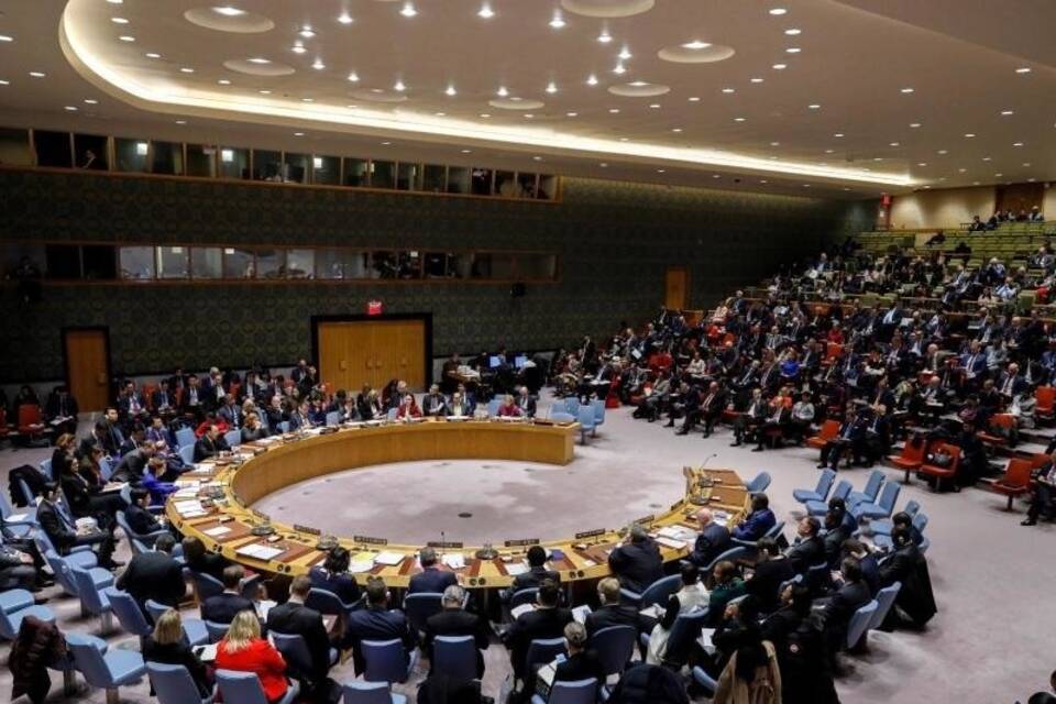 Der UN-Sicherheitsrat bei einer Sitzung im Januar
