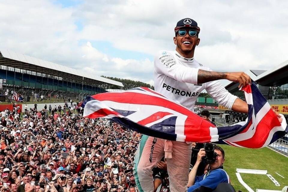 Hamilton in Silverstone