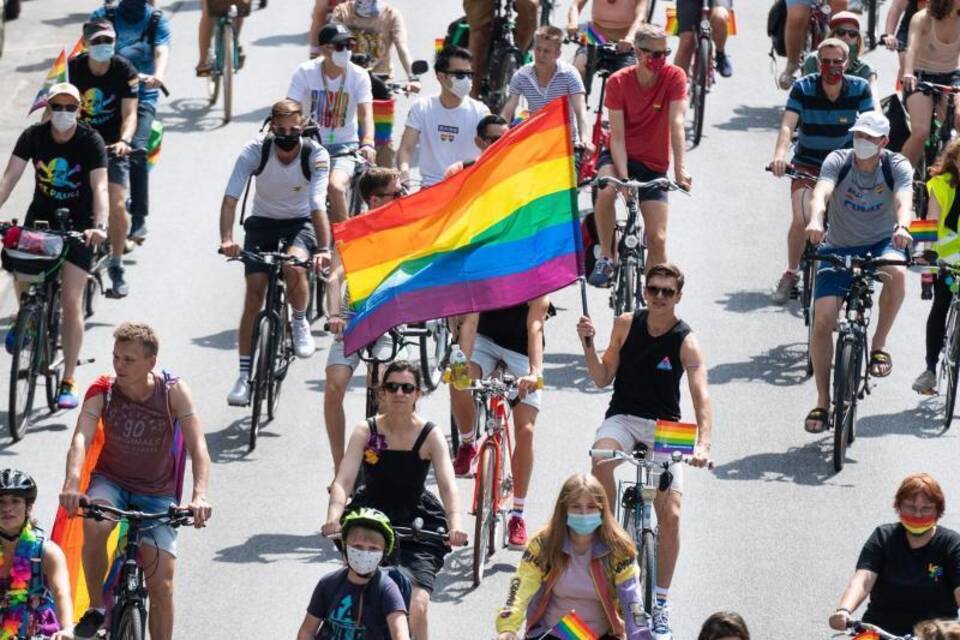 CSD-Fahrraddemo