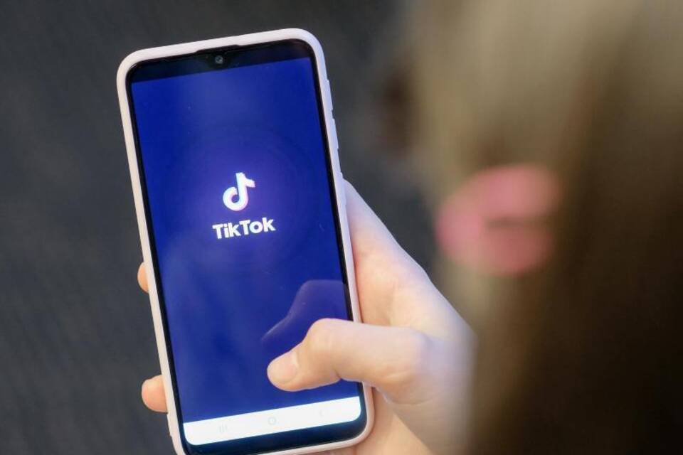 Tiktop-App auf Smartphone