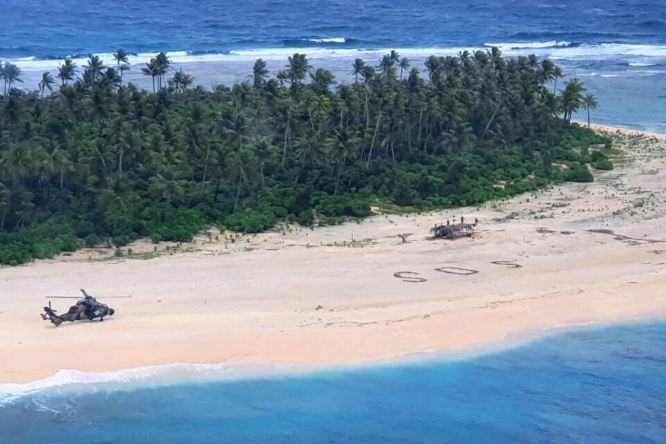 SOS-Hilferuf im Sand