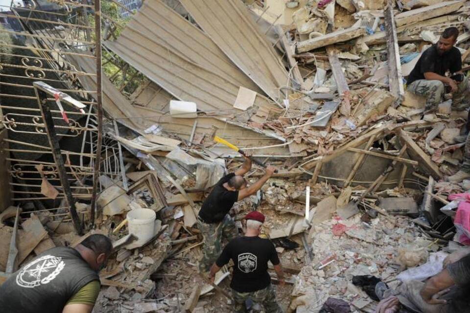 Schwere Explosion in Beirut Schwere Explosion in Beirut