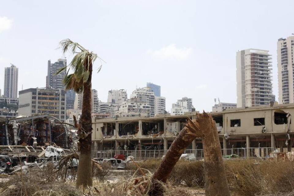 Nach der schweren Explosion in Beirut Nach der schweren Explosion in Beirut