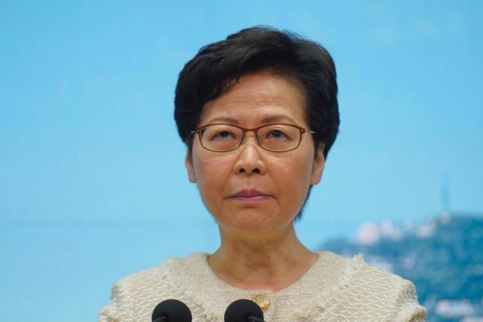 USA verhängen Sanktionen gegen Hongkongs Regierungschefin