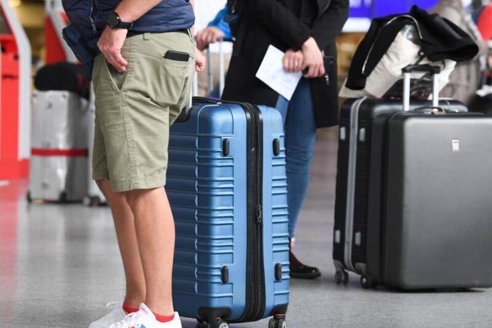 Am Check-in-Schalter Am Check-in-Schalter