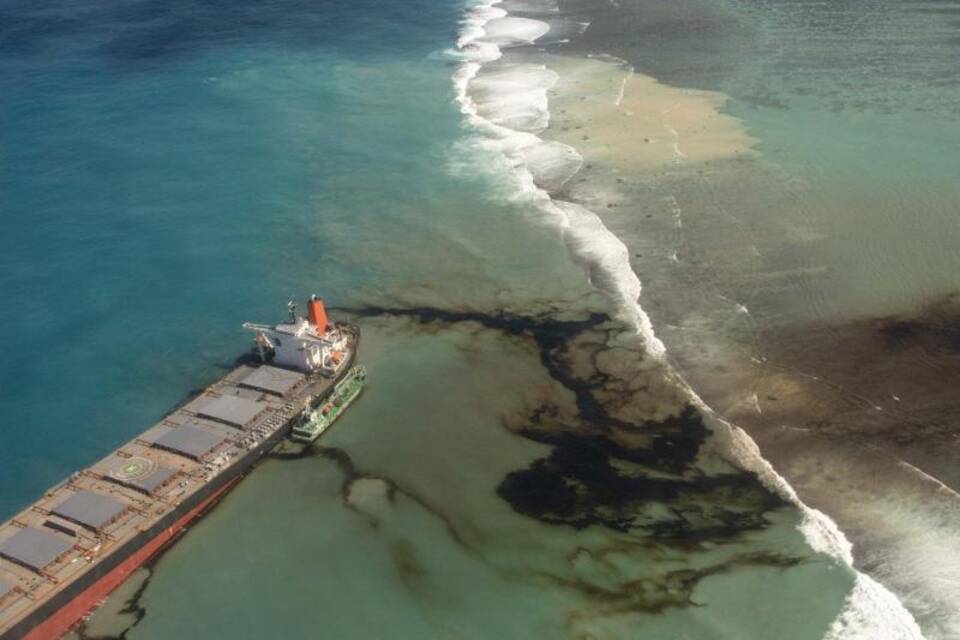 Ölkatastrophe vor Mauritius