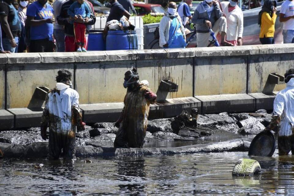 Ölkatastrophe vor Mauritius Ölkatastrophe vor Mauritius