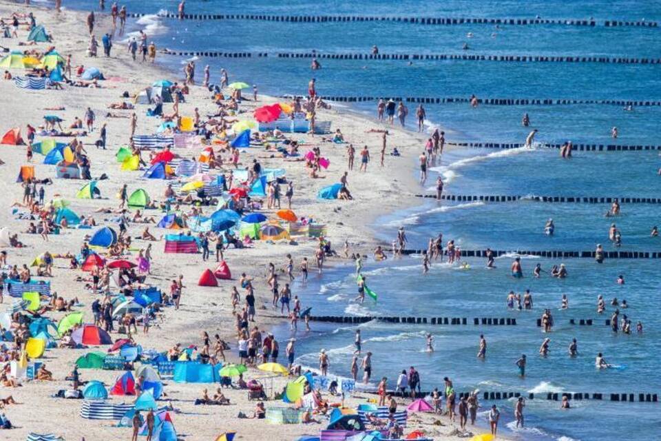 Strand in Warnemünde